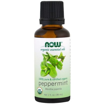 NOW FOODS, ORGANIC ESSENTIAL OILS, PEPPERMINT, 1 FL OZ / 30ML)