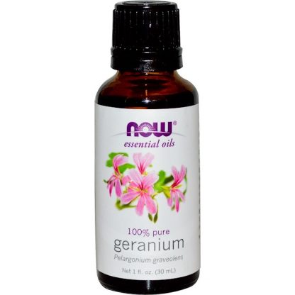 NOW FOODS, ESSENTIAL OILS, GERANIUM, 1 FL OZ / 30ml