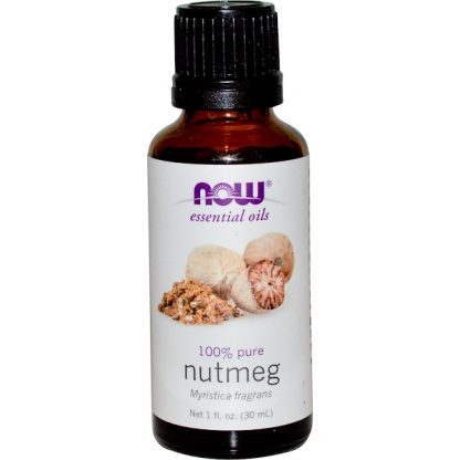 NOW FOODS, ESSENTIAL OILS, NUTMEG, 1 FL OZ / 30ml