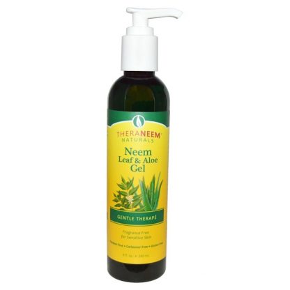 ORGANIX SOUTH, THERANEEM NATURALS, GENTLE THERAP?, NEEM LEAF & ALOE GEL, FRAGRANCE FREE, 8 FL OZ / 240ml