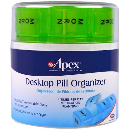 APEX, DESKTOP PILL ORGANIZER, 1 DESKTOP PILL ORGANIZER