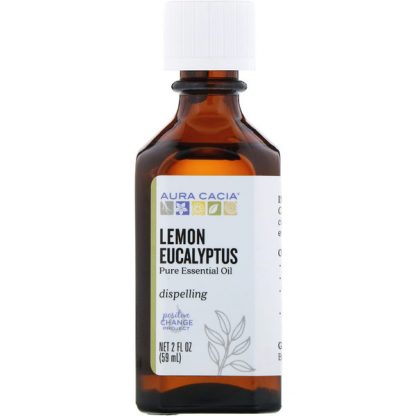 AURA CACIA, PURE ESSENTIAL OIL, LEMON EUCALYPTUS, 2 FL OZ / 59ml