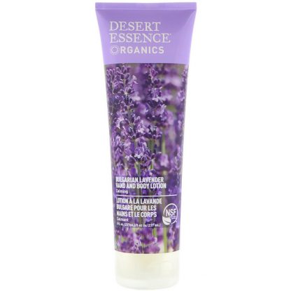 DESERT ESSENCE, ORGANICS, HAND AND BODY LOTION, BULGARIAN LAVENDER, 8 FL OZ / 237ml