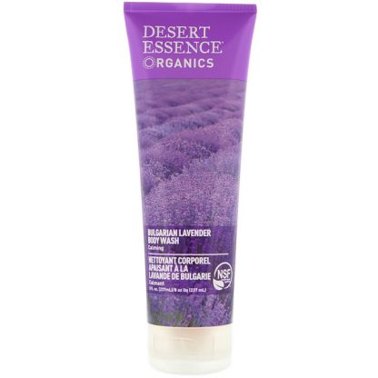 DESERT ESSENCE, ORGANICS, BODY WASH, BULGARIAN LAVENDER, 8 FL OZ / 237ml