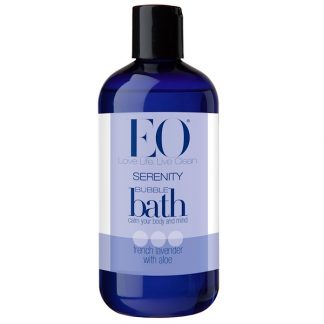 EO PRODUCTS, SERENITY BUBBLE BATH, FRENCH LAVENDER WITH ALOE, 12 FL OZ / 355ml