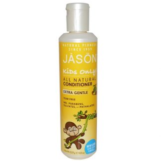 JASON NATURAL, KIDS ONLY!, EXTRA GENTLE, ALL NATURAL, CONDITIONER, 8 OZ / 227g