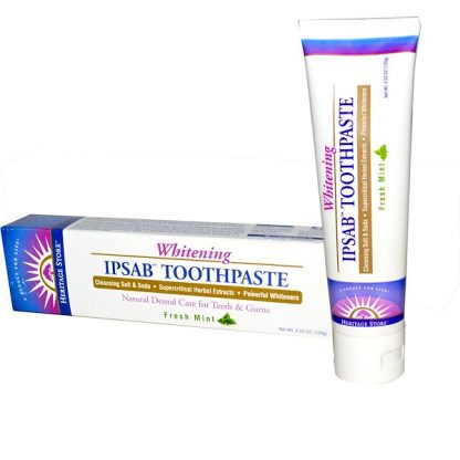 HERITAGE STORE, IPSAB, WHITENING TOOTHPASTE, FRESH MINT, 4.23 OZ / 120g