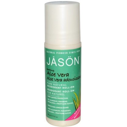 JASON NATURAL, DEODORANT ROLL-ON, ALOE VERA, 3 FL OZ / 89ml