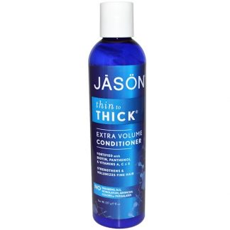 JASON NATURAL, THIN TO THICK, EXTRA VOLUME CONDITIONER, 8 OZ / 227g
