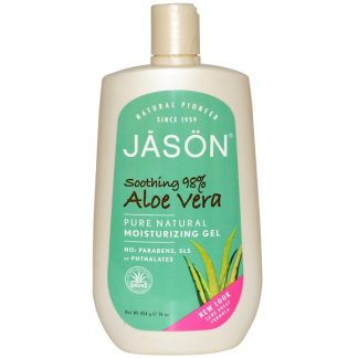 JASON NATURAL, MOISTURIZING GEL, ALOE VERA, 16 OZ / 454g