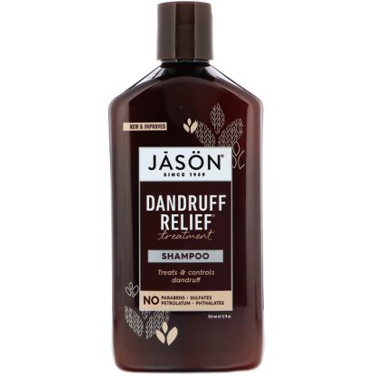 JASON NATURAL, DANDRUFF RELIEF TREATMENT SHAMPOO, 12 FL OZ / 355ml