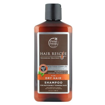 PETAL FRESH, PURE, HAIR RESCUE, THICKENING TREATMENT SHAMPOO, FOR DRY HAIR, 12 FL OZ / 355ml