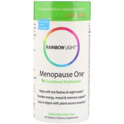 RAINBOW LIGHT, MENOPAUSE ONE, FOOD-BASED MULTIVITAMIN, 90 TABLETS