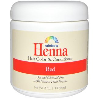 RAINBOW RESEARCH, HENNA, HAIR COLOR AND CONDITIONER, RED, 4 OZ / 113g