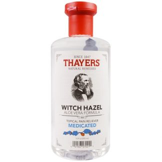 THAYERS, WITCH HAZEL, ALOE VERA FORMULA, MEDICATED, TOPICAL PAIN RELIEVER, 12 FL OZ / 355ml