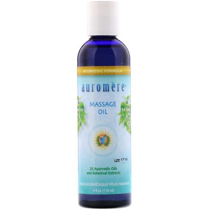 AUROMERE, MASSAGE OIL, 4 OZ / 118ml