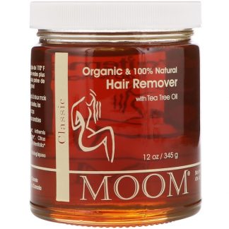 MOOM, HAIR REMOVER, WITH TEA TREE OIL, CLASSIC, 12 OZ / 345g