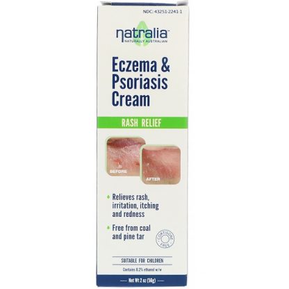 NATRALIA, ECZEMA & PSORIASIS CREAM, 2 OZ / 56g