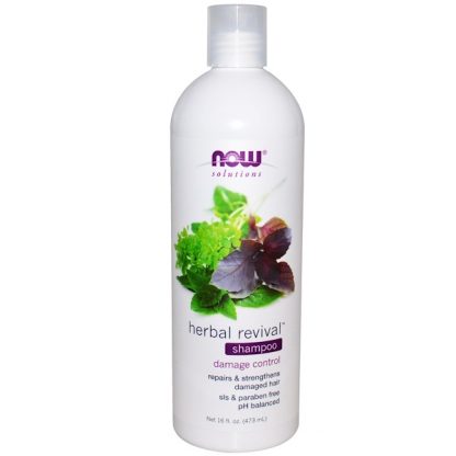 NOW FOODS, SOLUTIONS, HERBAL REVIVAL SHAMPOO, 16 FL OZ / 473ml