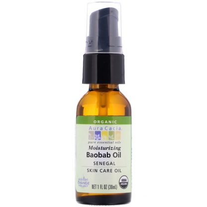 AURA CACIA, ORGANIC BAOBAB OIL, SKIN CARE OIL, 1 FL OZ / 30ml