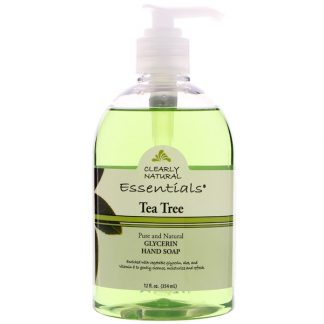 CLEARLY NATURAL, GLYCERIN HAND SOAP, TEA TREE, 12 FL OZ / 354ml