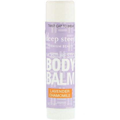 DEEP STEEP, DEEP STEEP, MOISTURE STICK BODY BALM, LAVENDER CHAMOMILE, .5 OZ / 15g