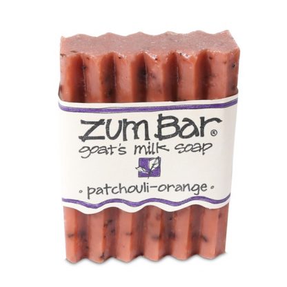 INDIGO WILD, ZUM BAR, GOAT'S MILK SOAP, PATCHOULI-ORANGE, 3 OZ BAR