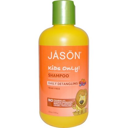 JASON NATURAL, KIDS ONLY!, SHAMPOO, DAILY DETANGLING, 8 FL OZ / 237ml