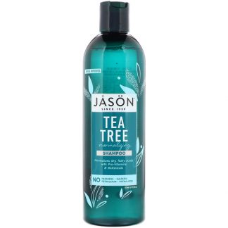 JASON NATURAL, NORMALIZING TEA TREE SHAMPOO, 17.5 FL OZ / 517ml