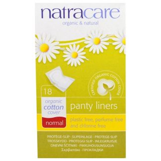 NATRACARE, ORGANIC & NATURAL PANTY LINERS, NORMAL, 18 PANTY LINERS