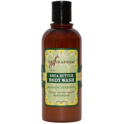 OUT OF AFRICA, SHEA BUTTER BODY WASH, LEMON VERBENA, 9 FL OZ / 270ml