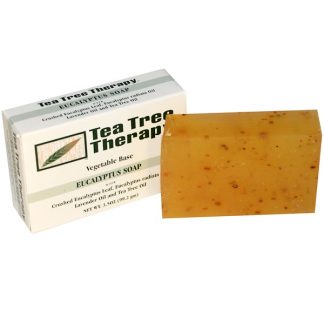 TEA TREE THERAPY, EUCALYPTUS SOAP, 3.5 OZ / 99.2g BAR