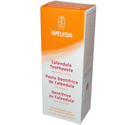 WELEDA, CALENDULA TOOTHPASTE, PEPPERMINT-FREE, 2.5 FL OZ / 75ml