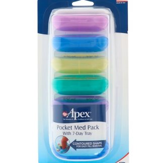 APEX, POCKET MED PACK WITH 7-DAY TRAY