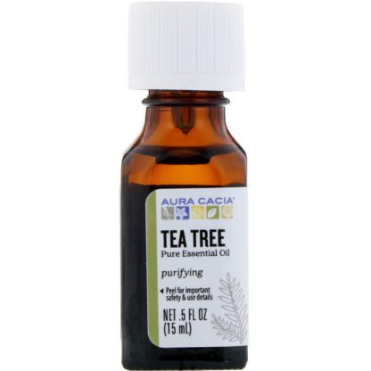 AURA CACIA, PURE ESSENTIAL OIL, TEA TREE, .5 FL OZ / 15ml