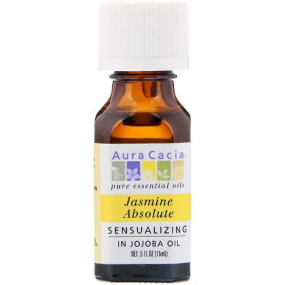 AURA CACIA, JASMINE ABSOLUTE, SENSUALIZING , .5 FL OZ / 15ml