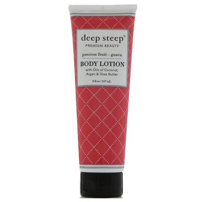 DEEP STEEP, BODY LOTION, PASSION FRUIT - GUAVA, 8 FL OZ / 237ml