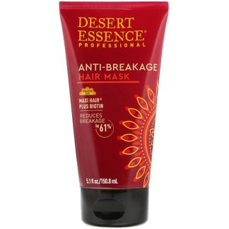 DESERT ESSENCE, ANTI-BREAKAGE HAIR MASK, 5.1 FL OZ / 150.8ml