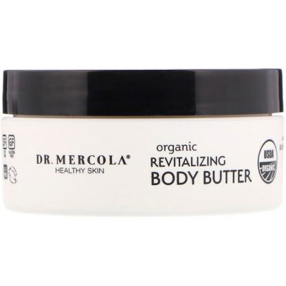 DR. MERCOLA, ORGANIC REVITALIZING BODY BUTTER, SWEET ORANGE, 4 OZ