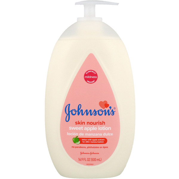 Johnson's skin nourish hot sale sweet apple lotion