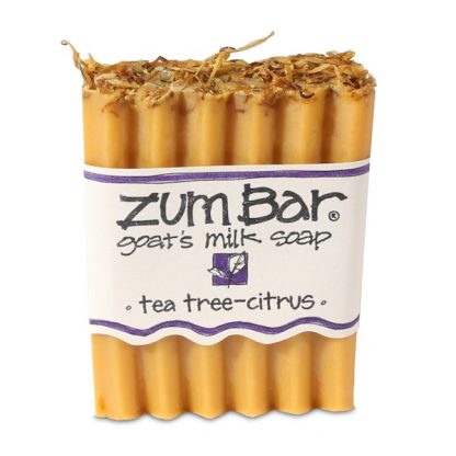 INDIGO WILD, ZUM BAR, GOAT'S MILK SOAP, TEA TREE - CITRUS, 3 OZ BAR