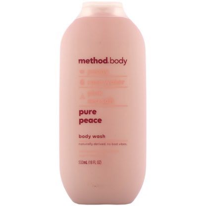 METHOD, BODY, BODY WASH, PURE PEACE, 18 FL OZ / 532ml