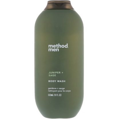 METHOD, MEN, BODY WASH, JUNIPER + SAGE, 18 FL OZ / 532ml