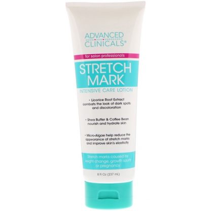 ADVANCED CLINICALS, STRETCH MARK, INTENSIVE CARE LOTION, 8 FL OZ / 237ml