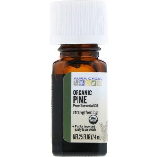 AURA CACIA, ORGANIC, PINE, .25 FL OZ / 7.4ml