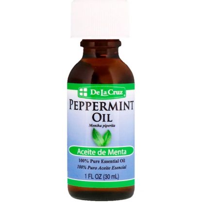 DE LA CRUZ, PEPPERMINT OIL, 100% PURE ESSENTIAL OIL, 1 FL OZ / 30ml