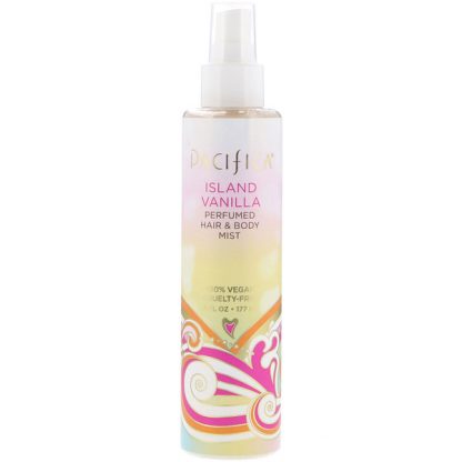 PACIFICA, ISLAND VANILLA PERFUMED HAIR & BODY MIST, 6 FL OZ / 177ml