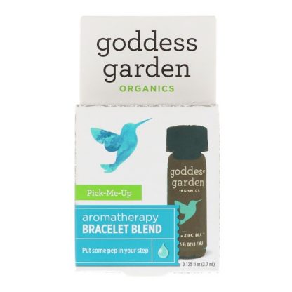 GODDESS GARDEN, ORGANICS, PICK-ME-UP, AROMATHERAPY BRACELET BLEND, 0.125 FL OZ / 3.7ml