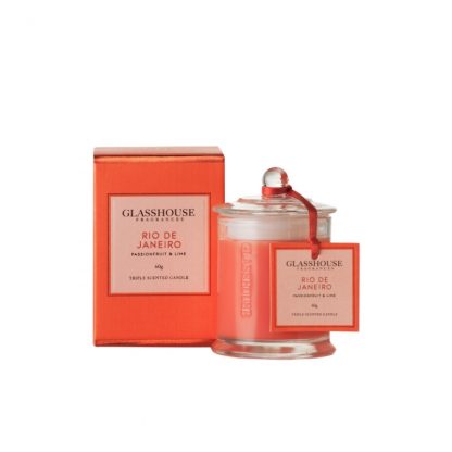 GLASSHOUSE FRAGRANCES CANDLE - RIO DE JANEIRO 60G