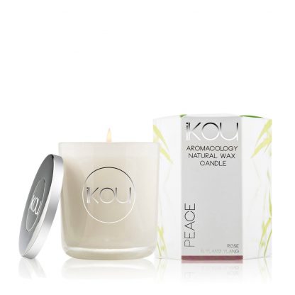 IKOU ECO-LUXURY CANDLE GLASS - PEACE 450G